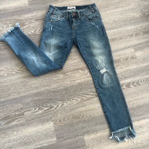 One x OneTeaspoon Freebird II crop jeans